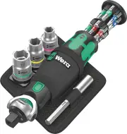 Wera 8009 Zyklops Driver & Bit Set 2 - 18 pieces (05004281001), Free Shipping