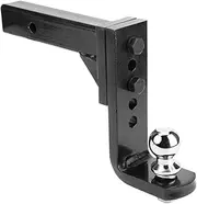 Compatible With 5 Hole Adjustable Height Tow Bar Hitch Drop Mount CAP 4000 KG Trailer RV Camper Caravan Parts Accessories