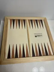 Wooden Game Box Set Backgammon Chess Cribbage Dominoes Checkers Brand NEW