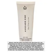 Avocado Zinc Natural Tinted Moisturiser Light SPF50 50ml