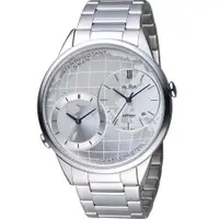 在飛比找ETMall東森購物網優惠-ALBA 雅柏 兩地時間時尚錶(AZ9013X1)45mm 