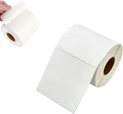 CAASFOOY Thermal Labels 100 x 150 mm Direct Thermal Labels, Barcode Printer Labels,Direct Thermal Labels Barcode Printer Labels Self Adhesive Label Sticker Address Labels(350 Labels Per Roll)