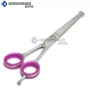 Purple Ring Nose Probe Hair Cutting Scissors 7.5" Instrument BTS-473