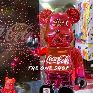 TheOneShop BE@RBRICK Coca Cola 可樂 可口可樂 電鍍可樂 星空可樂 電鍍 庫柏力克熊 400% 100%