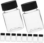 HEALEEP 24pcs Empty Chemical Reagent Bottles with Caps Leakproof Storage Containers for Medical and Scientific Use Compact Design for Easy Sampling and Observation