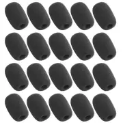 Mini Foam Windscreen Lapel Mic Foam Covers for Headset Microphone, Lavalier Mic