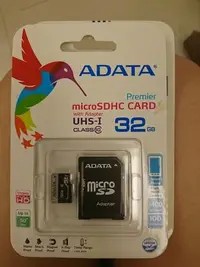 在飛比找Yahoo!奇摩拍賣優惠-ADATA micro SDHC Card 32G