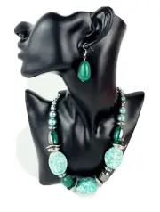 Paparazzi Set Necklace +Earrings