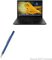 BoxWave FineTouch Capacitive Stylus Compatible With Lenovo ThinkPad T14s (14in) - Super Precise Stylus Pen - Lunar Blue