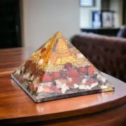 Navgrah Pyramid Crystal Pyramid For Home Dcor Gift Study Table 3x3 Inches