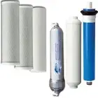 REVERSE OSMOSIS 2 CARBON BLOCK. CARBON INLINE. ALKALINE FILTER. 75 GPD MEMBRANE