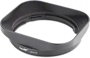 Haoge LH-X13 Bayonet Rectangular Square Metal Lens Hood for Fujifilm Fujinon Fuji XF14mmF2.8 XF 14mm F2.8 R and XF18-55mmF2.8-4 XF 18-55mm F2.8-4.0 R LM OIS Lens