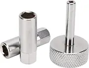 LOCADENCE 3Pcs Valve Clearance Adjustable Wrench, Tappet Valve Adjustment Tool Set, 8 9 mm Locknut Sockets 3mm Square Type Driver for Motorcycles ATVs