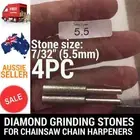 4 X 7/32 DIAMOND GRINDING STONES FOR CHAINSAW CHAIN SHARPENER OREGON STIHL ETC