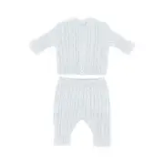 [RALPH LAUREN] RALPH LAUREN Cable knit two-piece set Kids 12M 12M Blue