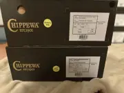 Chippewa 8" Waterproof Insulated Steel Toe Men's Logger Boot, 11.5 US - Brown