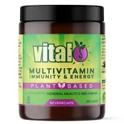 Vital Plant Based Multivitamin Immunity & Energy Cap X 45