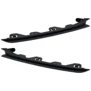 Bumper Face Bar Trims Molding Step Pads Set of 2 Front Driver & Passenger Pair (for: Volkswagen)