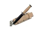 M-Tech USA Special Issue Mini Tactical Knife with Sheath - Tan (K-MT-632DT)