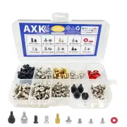 228 Pcs PC DIY Motherboard Screw Bolt Standoff Washer Fan Assortment Kit