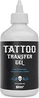 attoo Transfer Gel Solution (8 fl oz), Perfect For Sharp, Dark & Clean Stencils - Designed To Last All Day Tatting Sessions, Comparable to Stencil Stuff by Essential Values