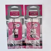 2 Yankee Candle Car Jar Air Freshener Home Sweet Home- Cardboard x2