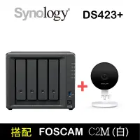 在飛比找PChome24h購物優惠-【NAS+Ipcam】Synology DS423+ 4Ba
