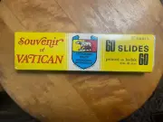 Vintage SOUVENIR of VATICAN # 1 Series 60 Slides, Printed on Kodak Film 35 mm