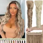 Balayage Curly Clip In THICK as Human Hair Extensions 5Clips Full Head Skin weft