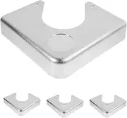 4pcs Billiard Table Corner Plate Billiard Pool Table Corner Pool Table Metal Corner Silver