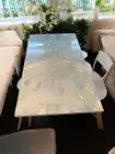 60"x30" Selenite Dining Table Top Kitchen Slab Console Bar Furniture Hallway Dec