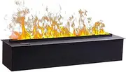 Electric Fireplace Home 3D Atomization Electric Fireplace Modern Living Room Embedded Electric Fireplaces Creative Super Long Simulation Flame Electric Fireplace Linear Fireplace (Size : A)