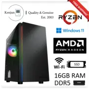 Desktop PC - AMD Ryzen 7 7700 8 Core | 16GB RAM | SSD | WiFi | Windows 11