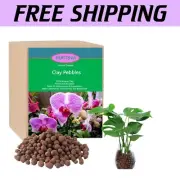 8mm-18mm Natural Leca Clay Pebbles - Reusable Drainage Solution for Gardens