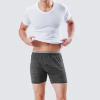 在飛比找蝦皮購物優惠-HENIS 時尚型男彩紋針織平口褲 XL 2件 隨機取色HS
