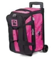Brunswick Blitz Black/Pink 2 Ball Roller Bowling Bag