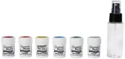 PanPastel Colorfin Brusho Crystal Colours Craft Spritzer Set 6/Pkg 7 Piece White