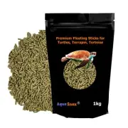 AquaSnax Turtle Stick Food 1kg Premium Sticks For Turtle Tortoise Terrapin