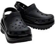 Unisex-Adult Size 5 Man/7 Wom - Crocs Mega Crush Clog Black
