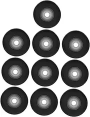Angoily Professional Cassette Deck Pinch Roller 10pcs Plastic Pressure Pulley for Recorder Video Tape Maintenance