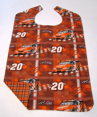 #20 NASCAR TONY STEWART Adult Sized Bib * Special Needs Seniors * Reversible