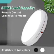 Turntable Rotating Display Stand Jewelry Platform Rack Product Remote Control