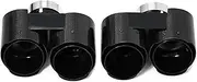 Quad Carbon Fiber Exhaust Tip Compatible For BMW G20 G21 330i 320d 330d 325i 330e Muffler Tip Exhaust Nozzle Exhaust Tip(Carbon Fiber B)