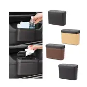 Car Trash Bin Car Garbage Can Waterproof Mini Auto Dustbin Universal Car Dustbin