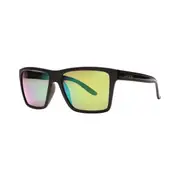 Liive X Sabotage Men’s Mirror Polarised Sunglasses Matt Black with Yellow Lens