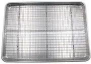 Checkered Chef Baking Sheets for Oven - Half Sheet 1 Pack, Silver