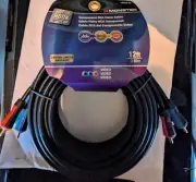 MONSTER 140056-00 COMPONENT RCA VIDEO CABLE 12' NEW