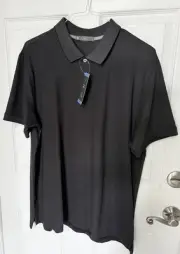 Member's Mark Men's Polo Shirt Stretch Cotton Blend Cuffed Short Sleeves