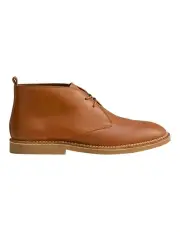 [Trenery] Headley Leather Desert Boot in Walnut Abstract