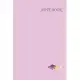 Pastel Purple Animal Composition Book: Wide Lined Notebook: Fish Journal for Exotic Animal Lovers, 110 pages 6x9 in.